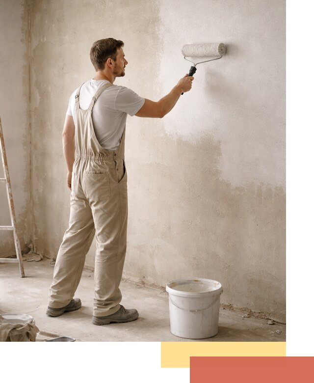 Грунтовка стен под отделку в Азове профессиональным раствором