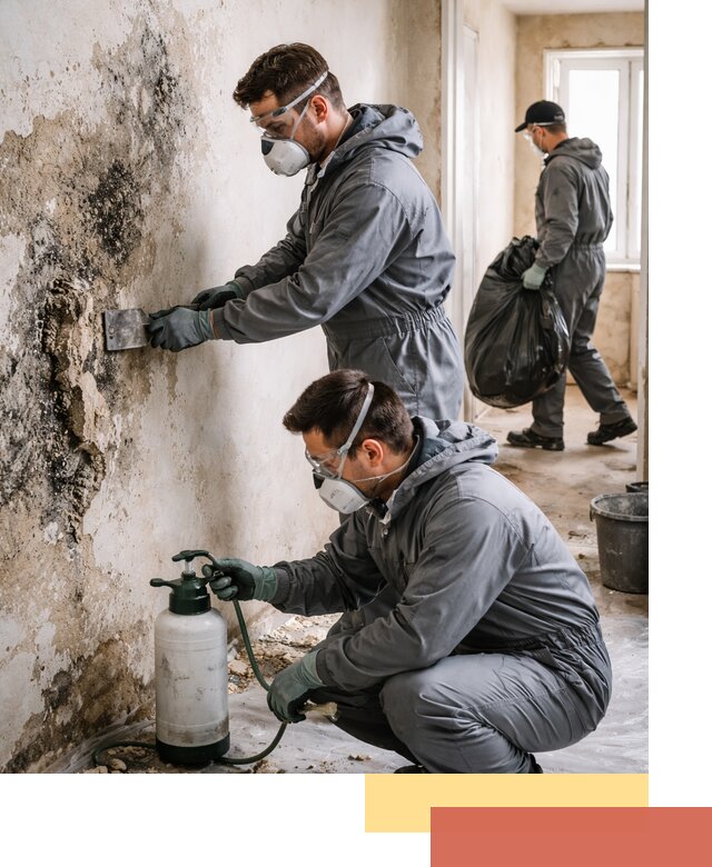 Удаление плесени со стен профессионально в Азове