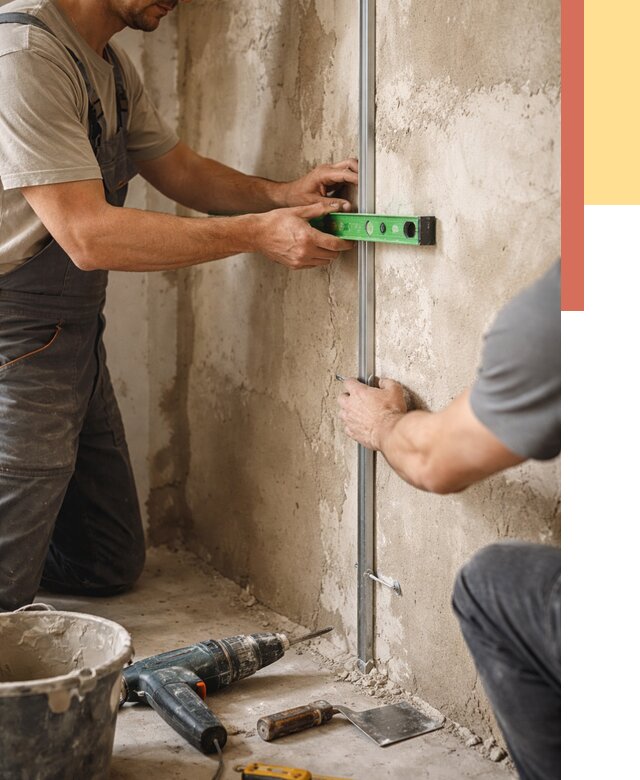 Установка штукатурных маяков в Азове от 7188 руб. — быстро и недорого | ОТДЕЛОЧНИК-Азв