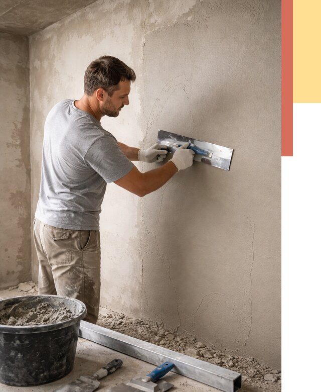 Штукатурка стен без маяков в Азове от 7394 руб/м2 — услуги и цена | ОТДЕЛОЧНИК-Азв