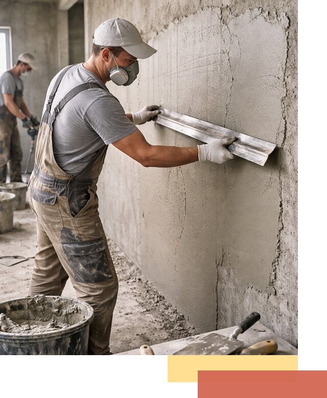 Штукатурка бетонных стен в Азове качественно и долговечно