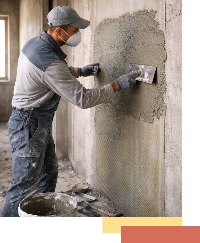 Штукатурка стен по сетке в Азове под ключ качественно и быстро