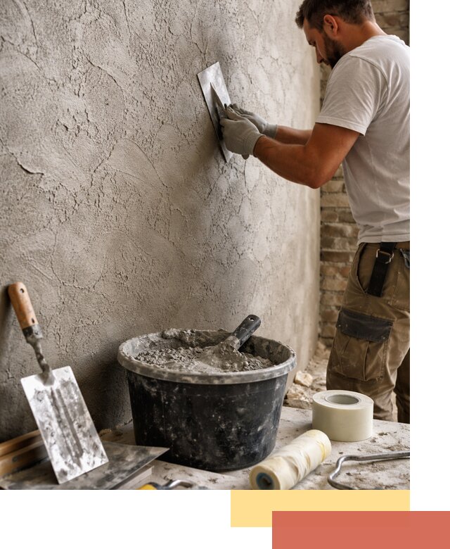 Декоративная штукатурка лофт в Азове — отделка стен и потолков