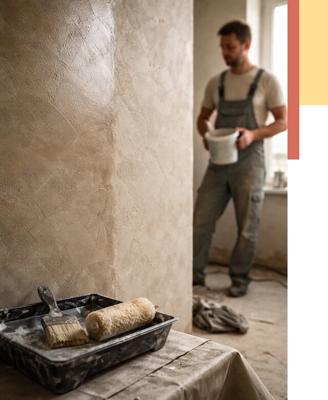 Нанесение воска на штукатурку в Азове от 3594 руб. | Услуги ОТДЕЛОЧНИК-Азв