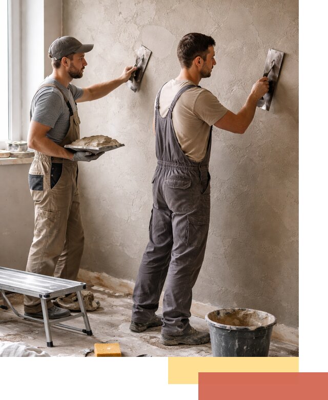 Ремонт декоративной штукатурки и восстановление фактуры в Азове