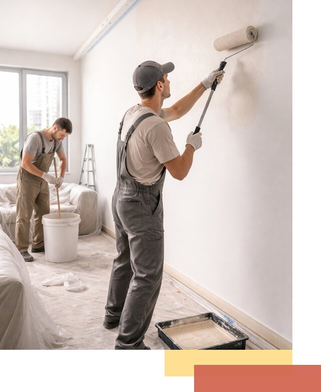 Покраска стен в офисе в Азове — быстрый и качественный ремонт