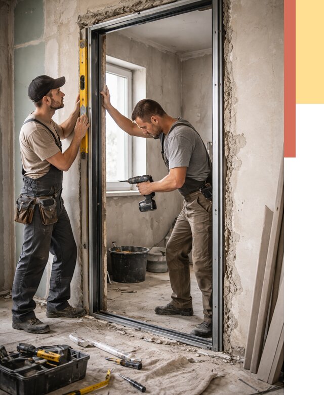 Закладка дверного проема в Азове от 3594 руб. — быстро и недорого | ОТДЕЛОЧНИК-Азв