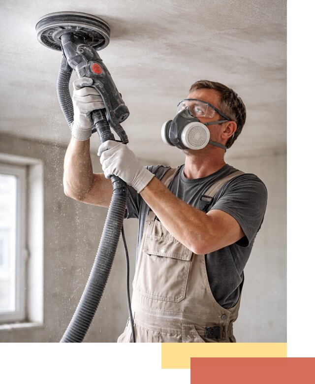 Шлифовка потолка в Азове — качественная подготовка под отделку