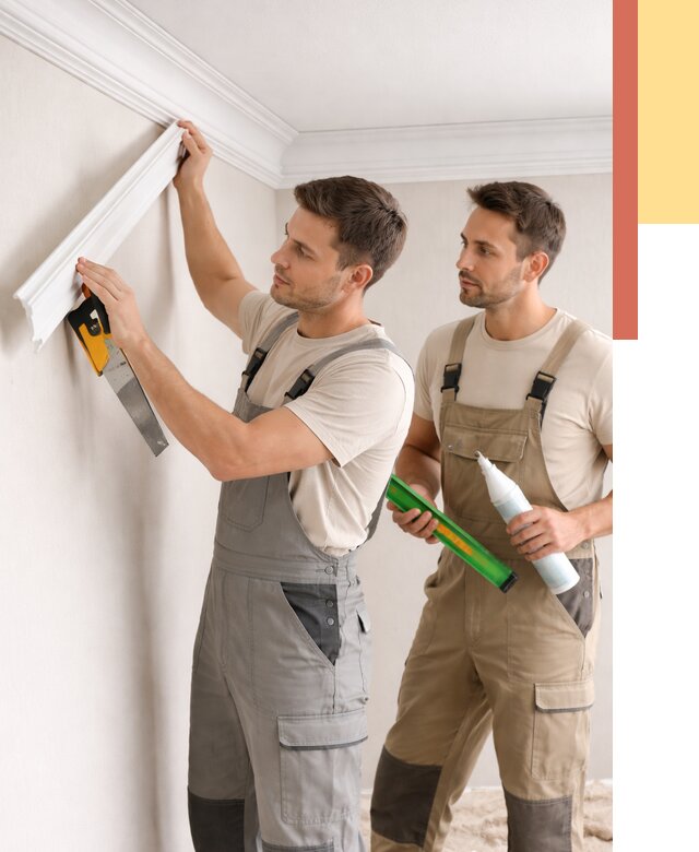 Монтаж потолочного плинтуса в Азове от 2362 руб. — быстро и недорого | ОТДЕЛОЧНИК-Азв